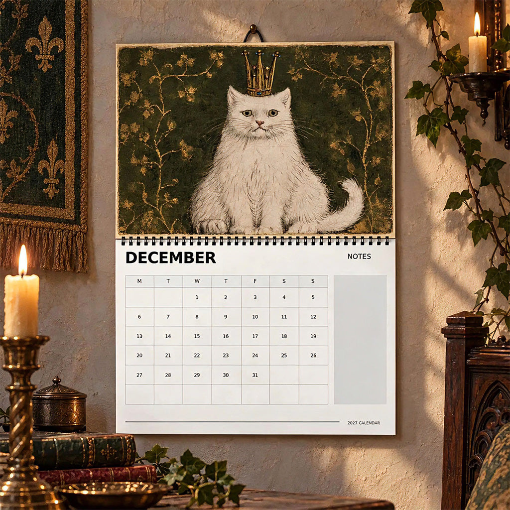 👑🐱Crowned Cats 2027 Calendar