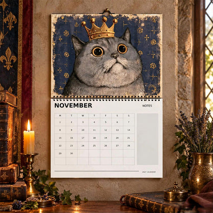 👑🐱Crowned Cats 2027 Calendar