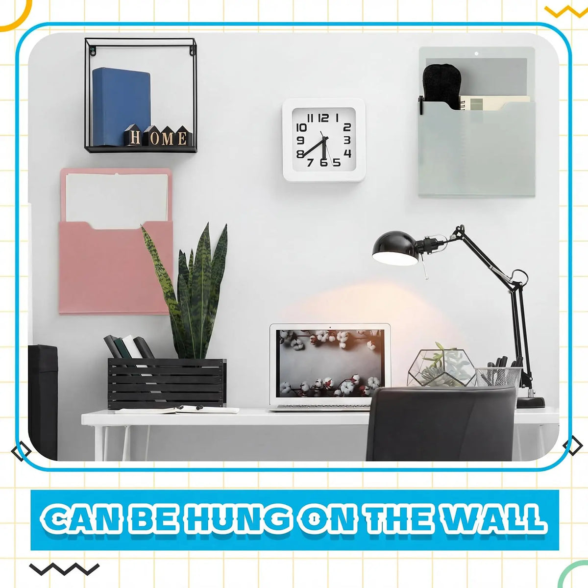 TYIIPLUS™ Magnetic File Organizer for Whiteboards & Walls