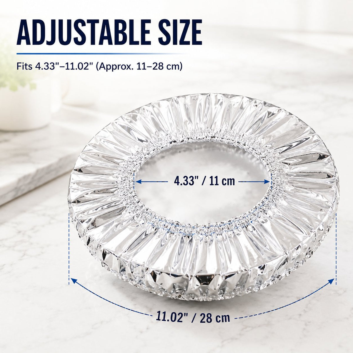 Reusable Foil Food Covers – Airtight Freshness & Bug Protection