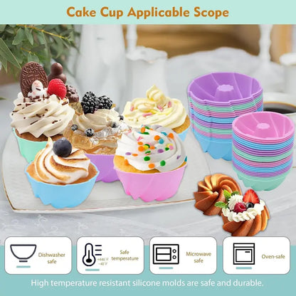 TYIIPLUS™ Silicone Pumpkin Baking Cups Set
