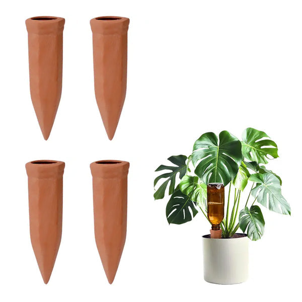 Tyiiplus™ Self-Watering Terracotta Plant Spikes Pack