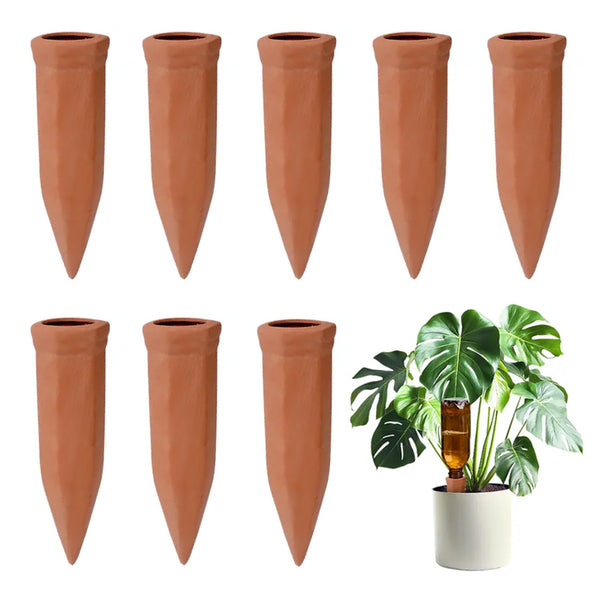 Tyiiplus™ Self-Watering Terracotta Plant Spikes Pack