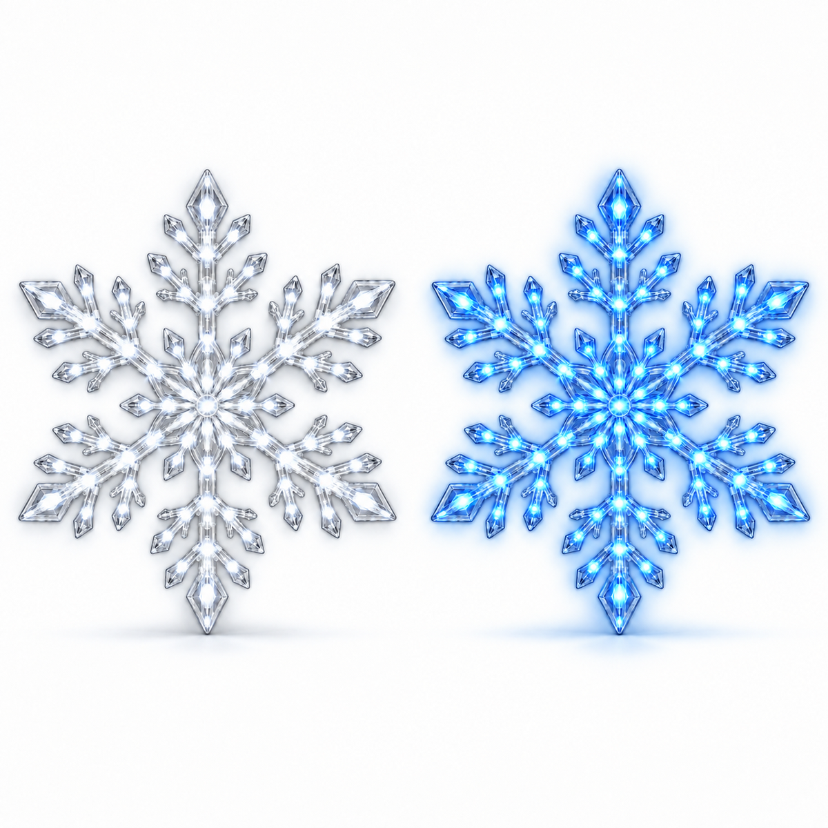 ❄️TYIIPLUS LED Snowflake Wall Light Set (12 Pcs)