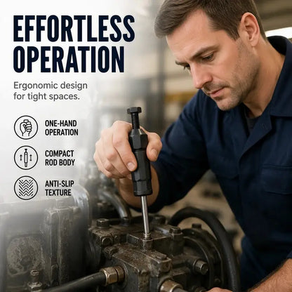 TYIIPLUS™ Heavy-Duty Grease Fitting Cleaner – 600 PSI High-Pressure Grease Gun Unclogging Tool with M6/M8/M10 Adapters