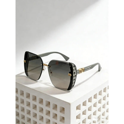 TYIIPLUS™ Oversized Rimless Square Sunglasses