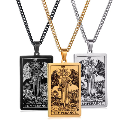 🔮 Mystical Tarot Card Pendant Necklace