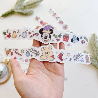 🎄🧵Cute Christmas Stick & Stitch Embroidery Patterns - 7-Piece Set