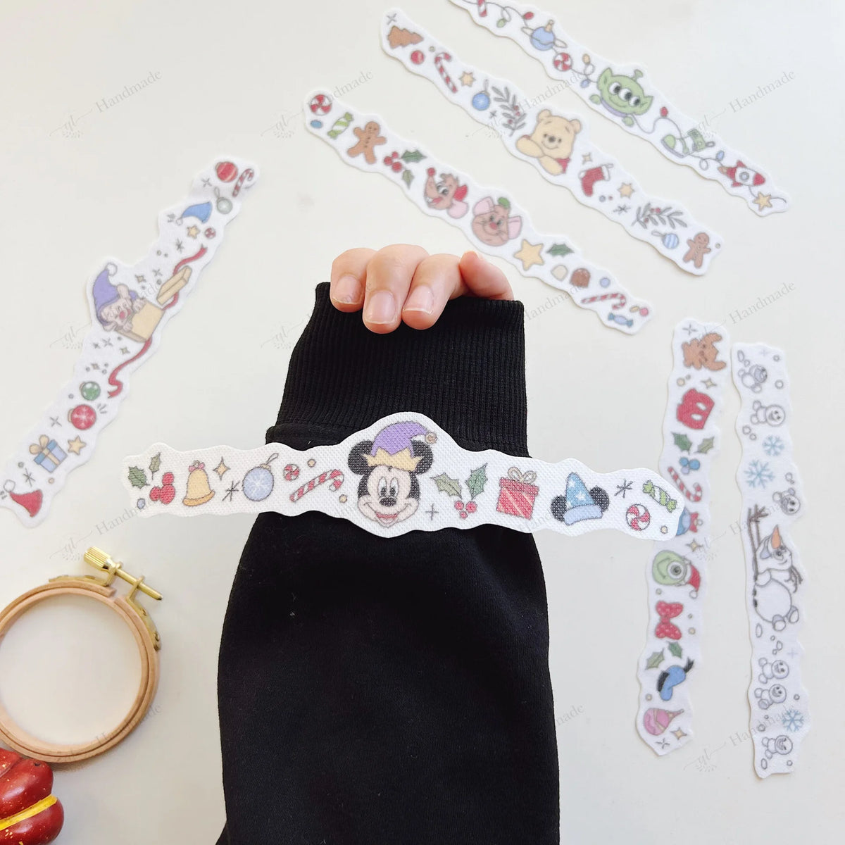 🎄🧵Cute Christmas Stick & Stitch Embroidery Patterns - 7-Piece Set