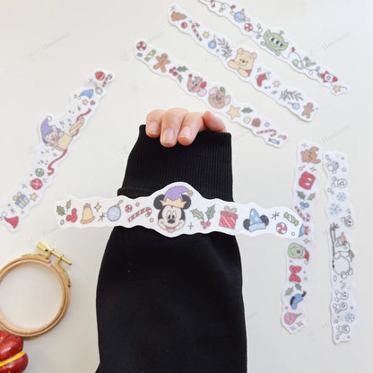 🎄🧵Cute Christmas Stick & Stitch Embroidery Patterns - 7-Piece Set