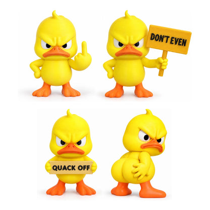 TYII Funny Angry Duck Figurine