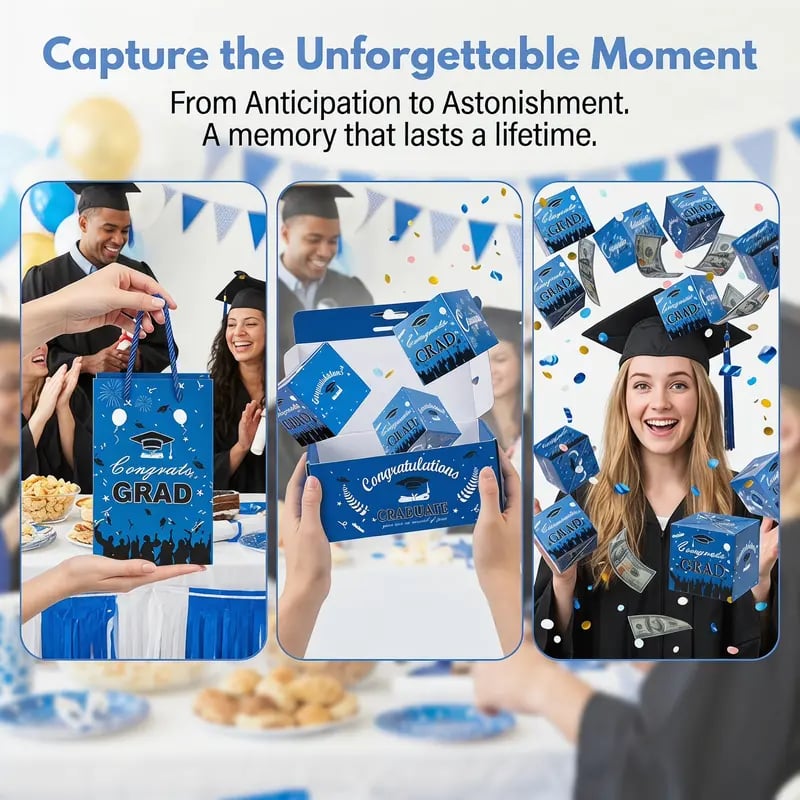 2026 Graduation Surprise Pop‑Up Gift Box – A Gift That Jumps with Joy 🎓✨