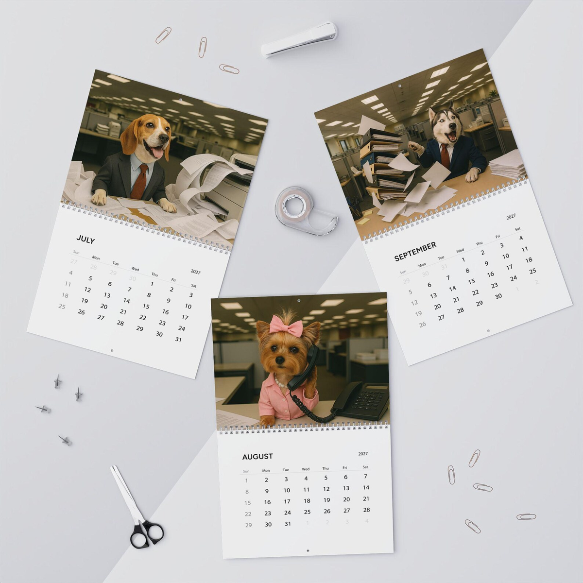 Corporate Dogs 2027 Calendar