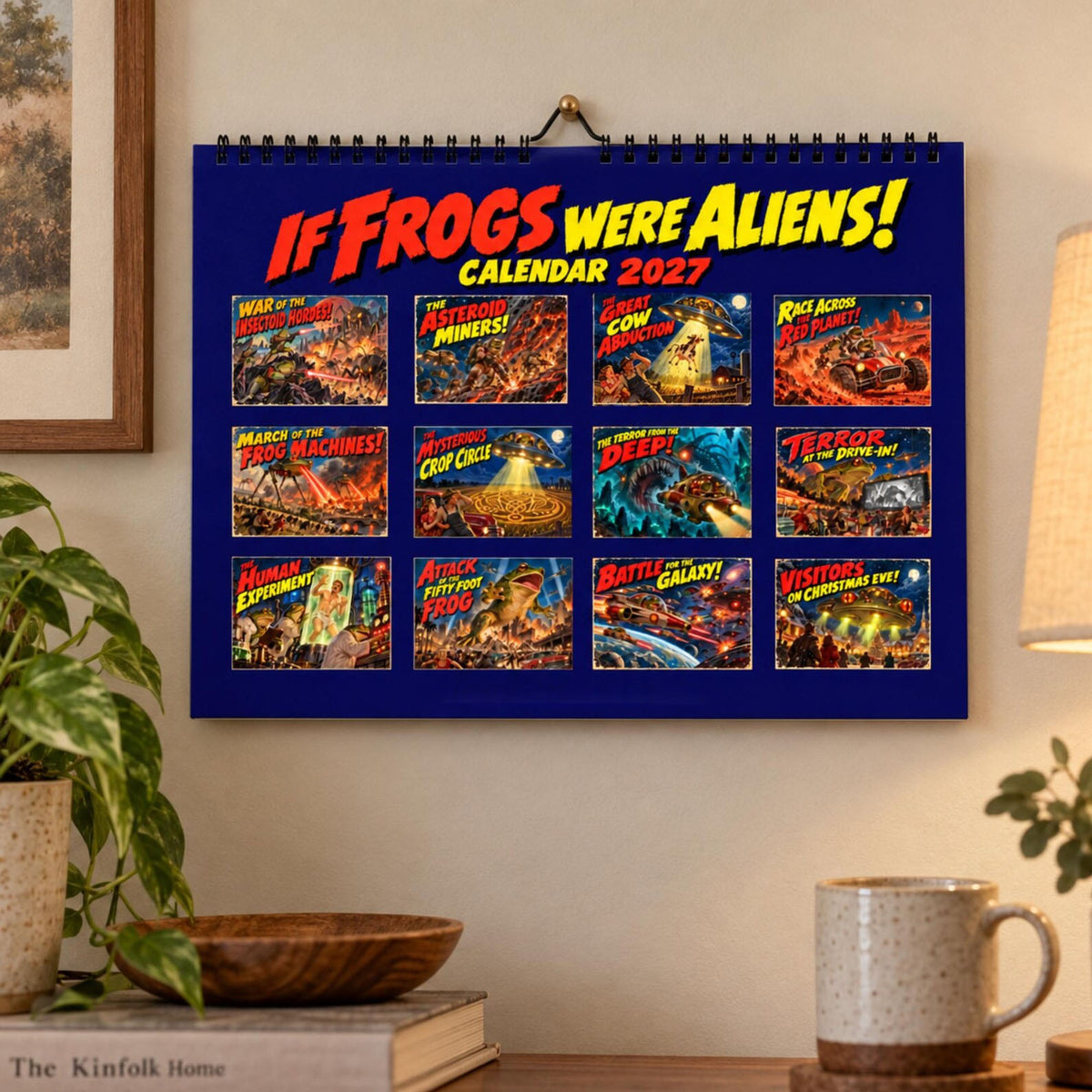🐸 If Frogs Were Aliens 2027 Calendar