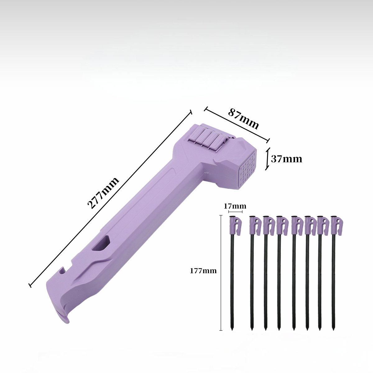 🔨🏕️Multifunctional Camping Hammer & Tent Stake Puller✨