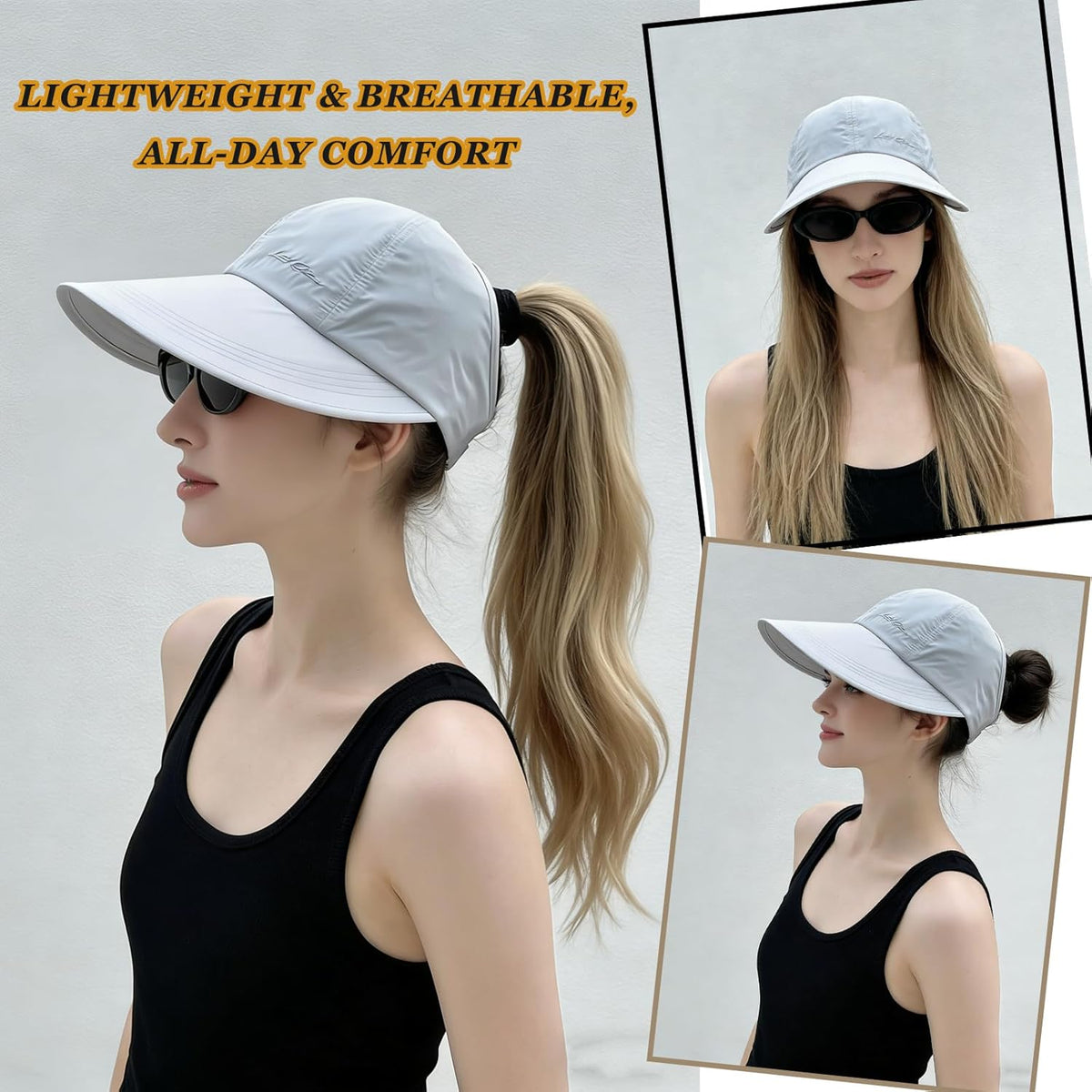 UPF Sun Protection Baseball Hat for Men and Women