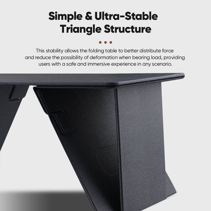 TYIIPLUS Ultra-Slim Foldable Laptop Desk with Integrated Wireless Charging