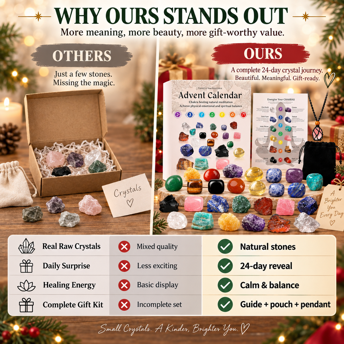 ✨2026 Crystal Advent Calendar - 24 Days Gemstone Gift Box🎁