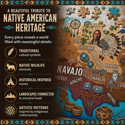 🧩Honoring Native Nations: The True Americans Jigsaw Puzzle