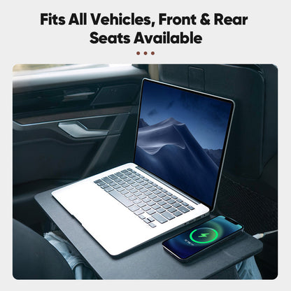 TYIIPLUS Ultra-Slim Foldable Laptop Desk with Integrated Wireless Charging