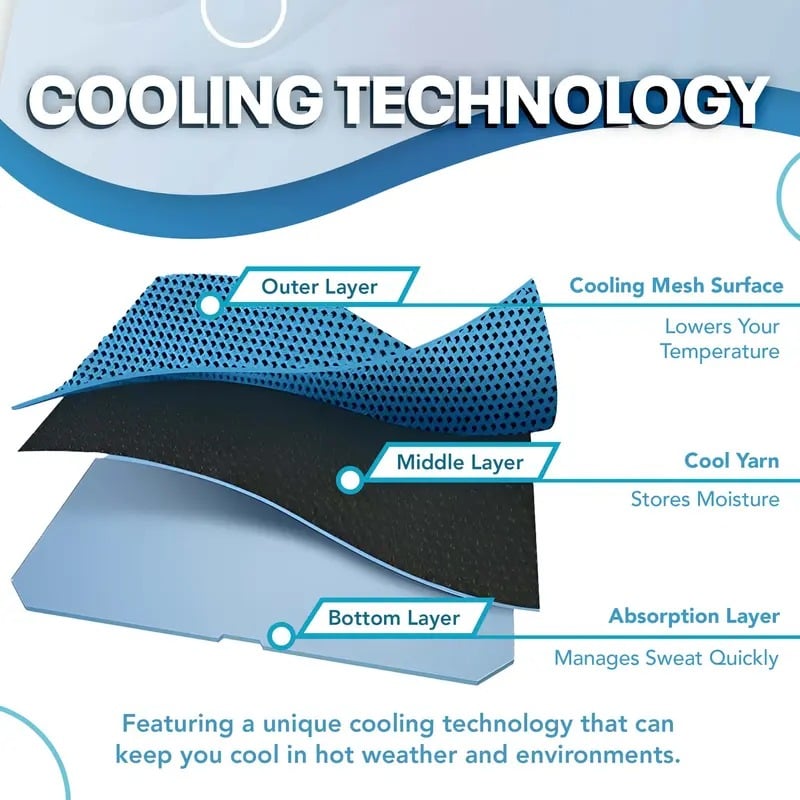 TYIIPLUS™ Instant Cooling Towel – Quick Dry Sports Towel for Gym, Travel & Outdoor Activities