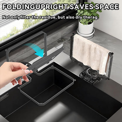 Kitchen Sink Strainer Basket with Suction Pad – Includes 50 Disposable Mesh Bags
