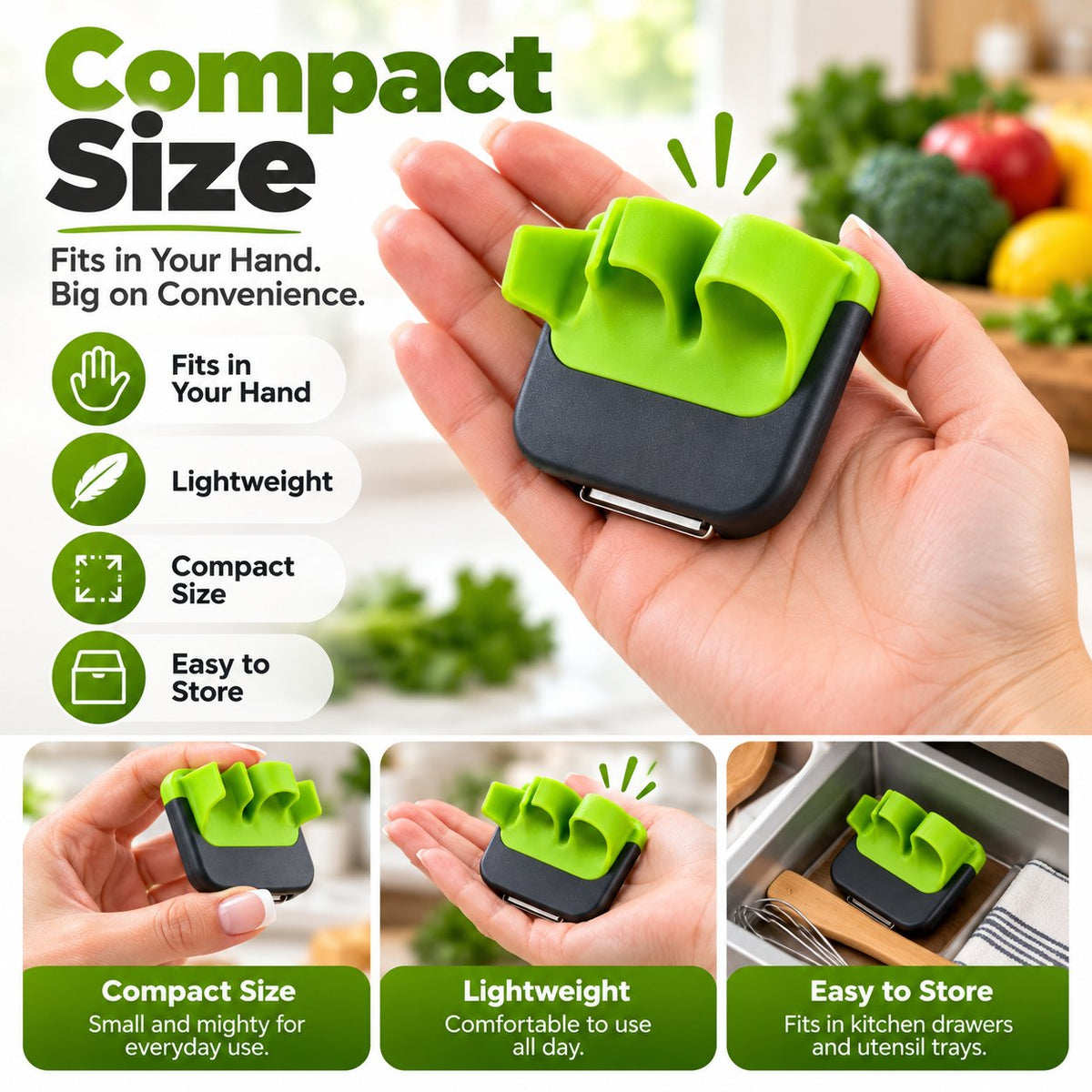 🥒 Finger Peeler — Peel Faster, Cook Easier with Your Fingertips