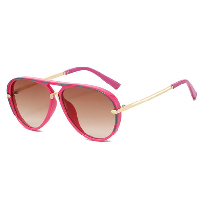Retro Oversized Aviator Sunglasses