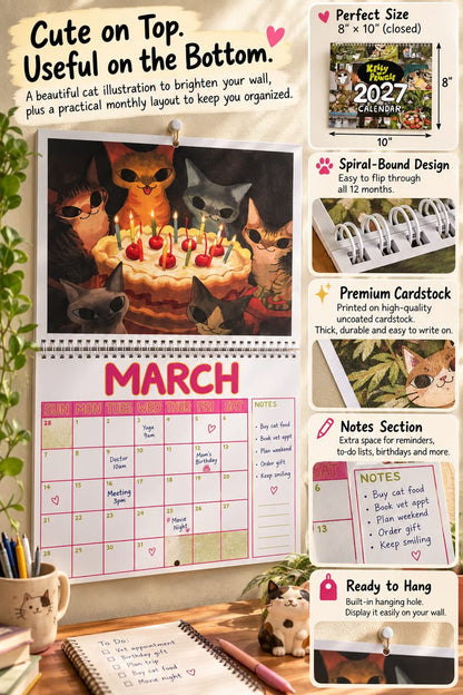 📆2027 Kelly Pringle Calendar