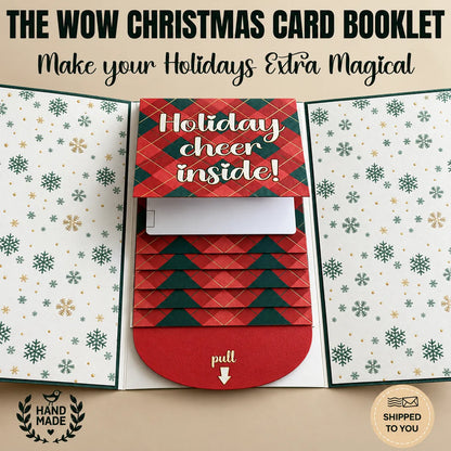 🎅🎁 New 2026 Waterfall Christmas Gift Card Booklet