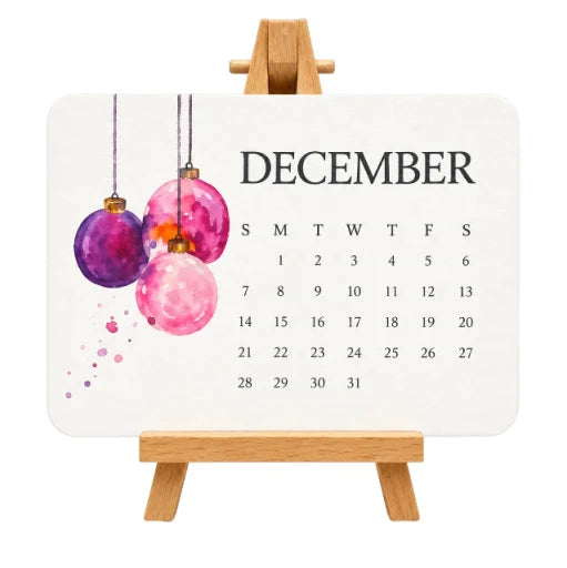 The 2027 Living Botanical Desk Calendar | Hand-Painted Eco Art Edition