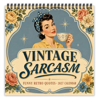 2027 Fun Retro-Style Satirical Wall Calendar