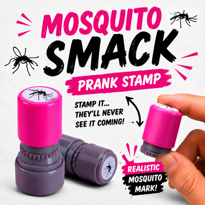 😂🦟Funny Mosquito Smack Prank Stamp