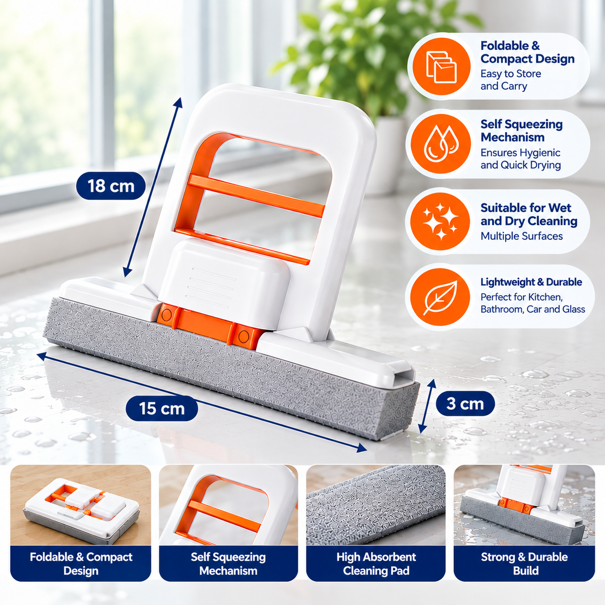 Foldable Mini Mop