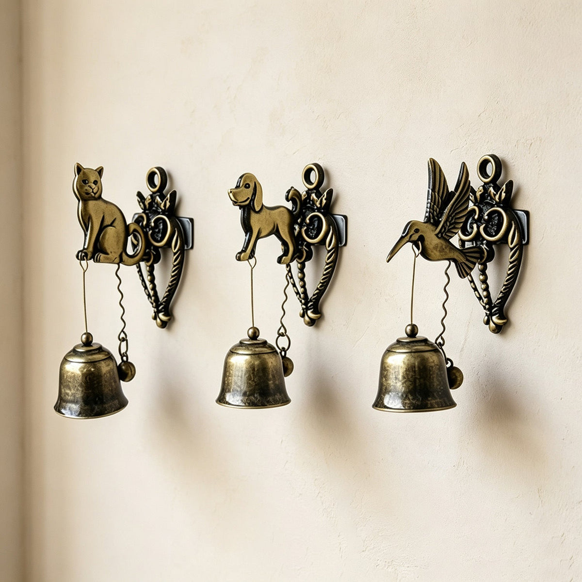 Vintage Animal Shaped Hanging Entry Chime