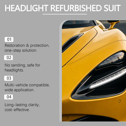 Premium 3-Step Ceramic Headlight Restoration Kit