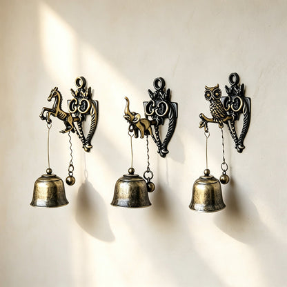 Vintage Animal Shaped Hanging Entry Chime