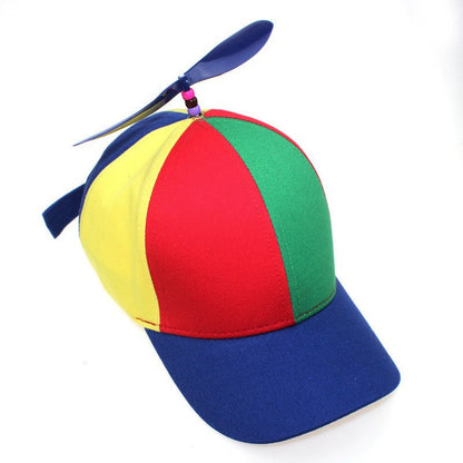 Unisex Propeller Baseball Cap – Adjustable Fun Windmill Hat for Outdoor Adventures