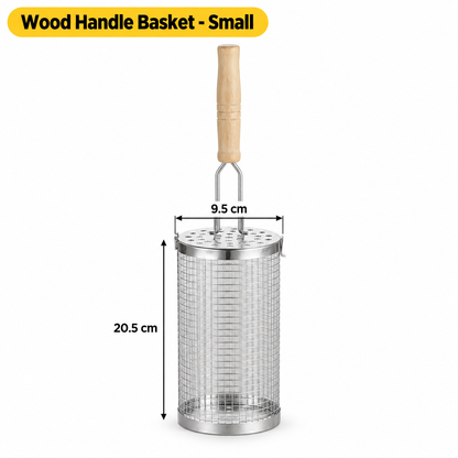 360° Rolling Grill Basket – Keep Veggies Together, Flip with Less Fuss