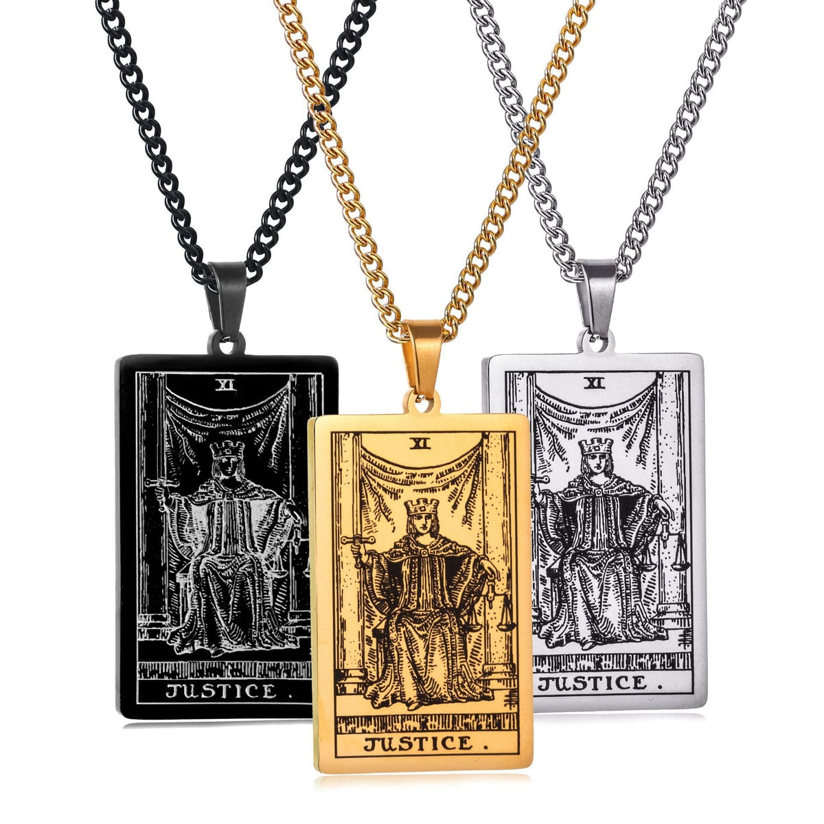 🔮 Mystical Tarot Card Pendant Necklace