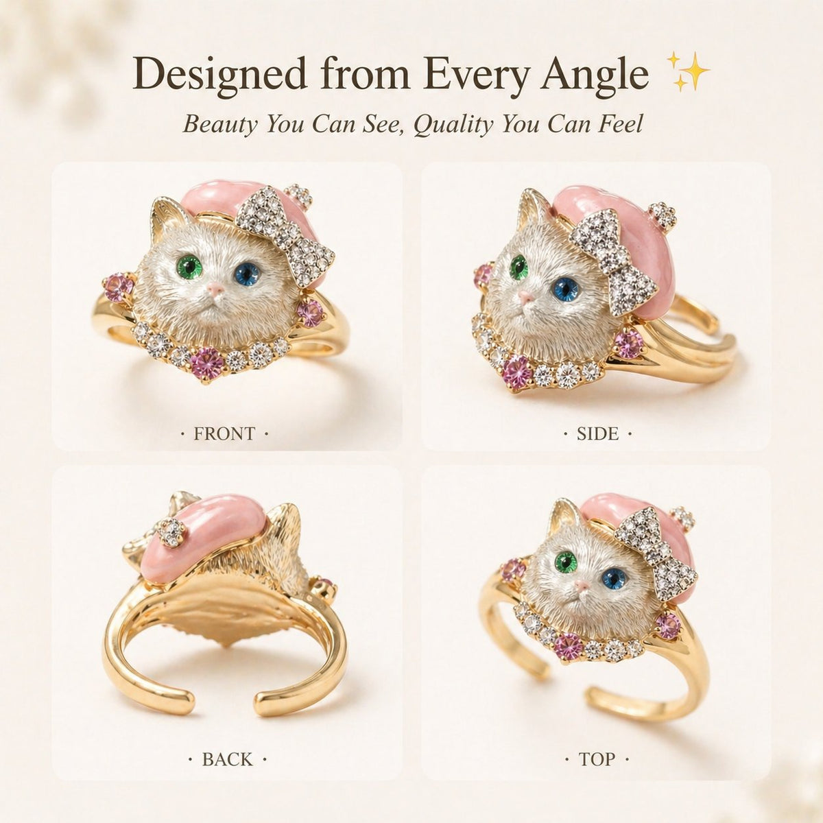 🐱Cute Cat Ring💍