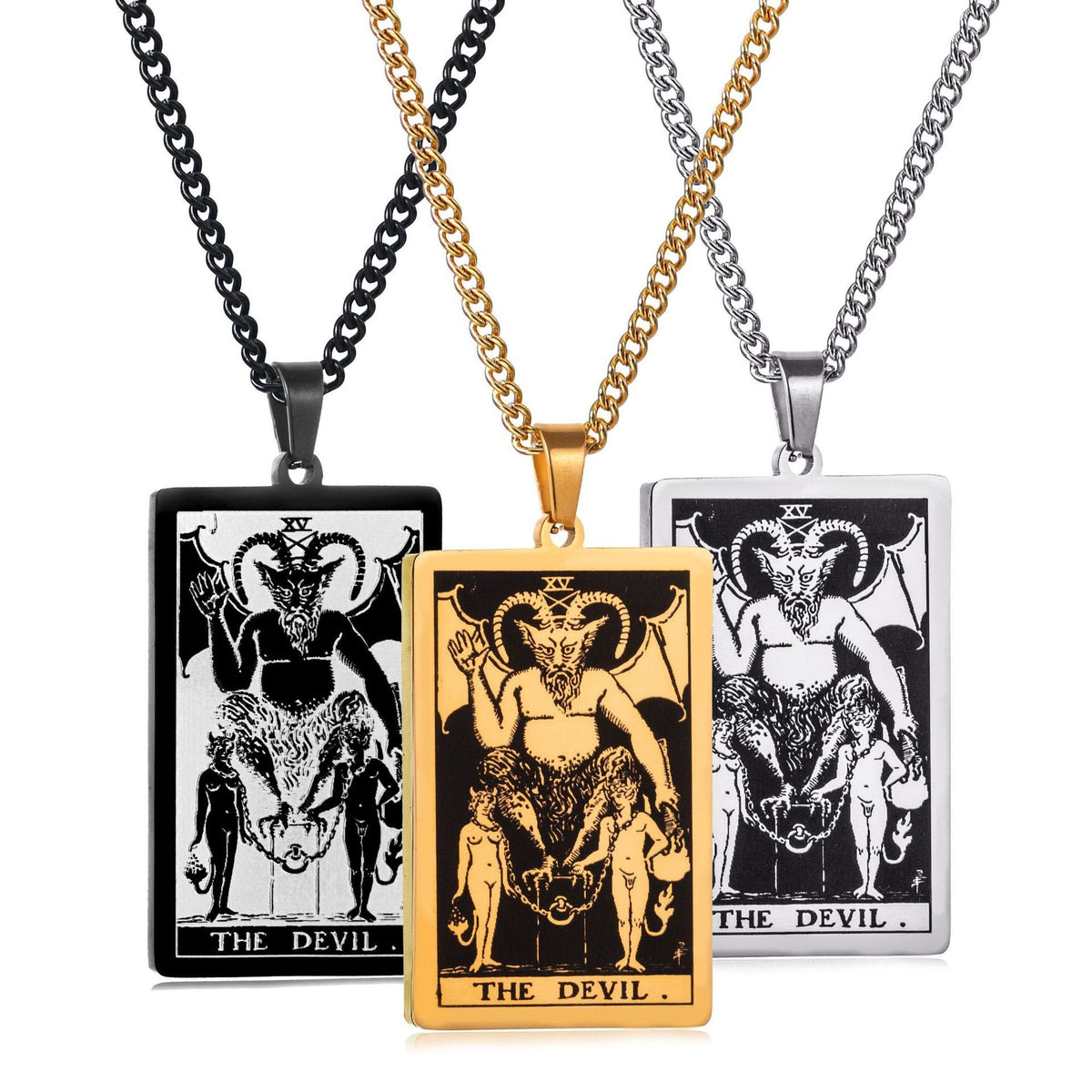 🔮 Mystical Tarot Card Pendant Necklace