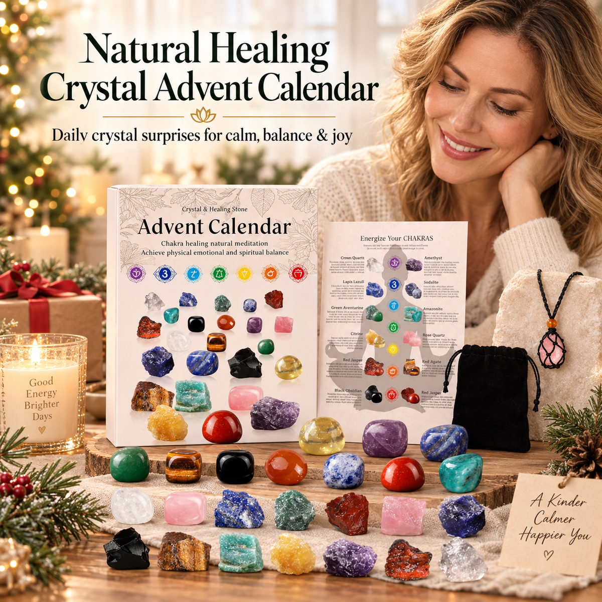 ✨2026 Crystal Advent Calendar - 24 Days Gemstone Gift Box🎁