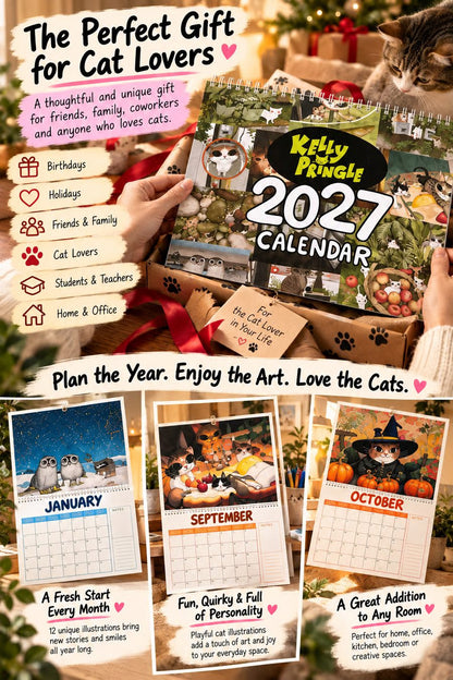 📆2027 Kelly Pringle Calendar