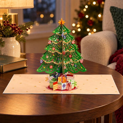 🎄 3D Pop-Up Christmas Tree Greeting Card – A Magical Surprise in Every Open🎁