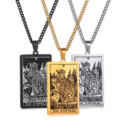 🔮 Mystical Tarot Card Pendant Necklace
