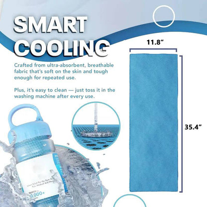 TYIIPLUS™ Instant Cooling Towel – Quick Dry Sports Towel for Gym, Travel & Outdoor Activities