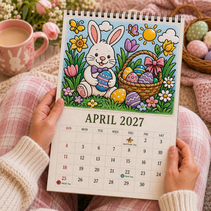 🎨Color Your Year 2027: Creative Coloring Calendar📅