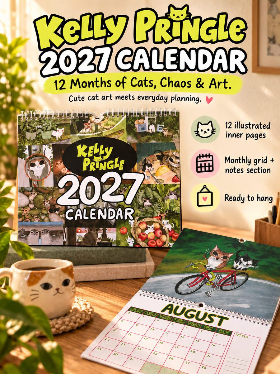 📆2027 Kelly Pringle Calendar