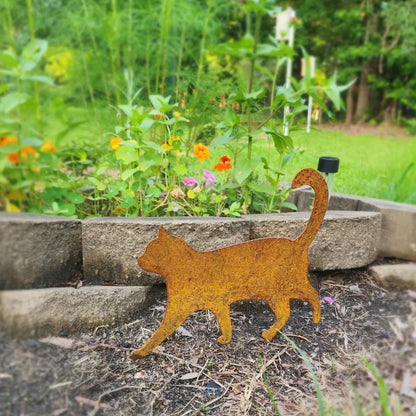 Handmade Metal Garden Art - Rusted Garden Decor